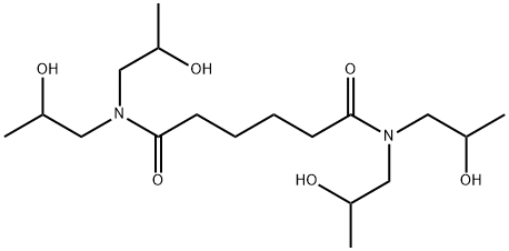 N,N,N',N'-四(2-羟丙基)己二酰胺 结构式