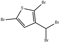 2,5-dibromo-3-(dibromomethyl)thiophene 结构式