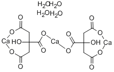 柠檬酸钙四水合物 结构式