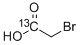 溴乙酸-1-13C 结构式