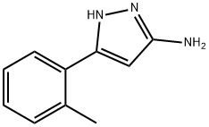 3-氨基-5-(2-甲基苯基)吡唑 结构式