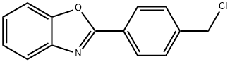 4-(苯并恶唑-2-基)苄基氯 结构式