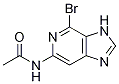 AcetaMide, N-(4-broMo-3H-iMidazo[4,5-c]pyridin-6-yl)- 结构式