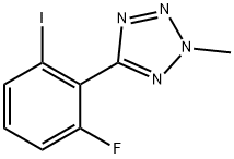 5-(2FLUORO-6-IODOPHENYL)-1H-TETRAZOLE 结构式