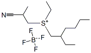 (2-cyanopropyl)ethyl(2-ethylhexyl)sulphonium tetrafluoroborate(1-) 结构式