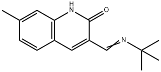 2(1H)-Quinolinone,3-[[(1,1-dimethylethyl)imino]methyl]-7-methyl-(9CI) 结构式