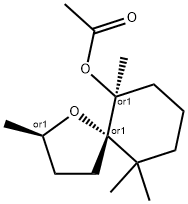 6-乙酰氧基二氢茶螺烷 结构式