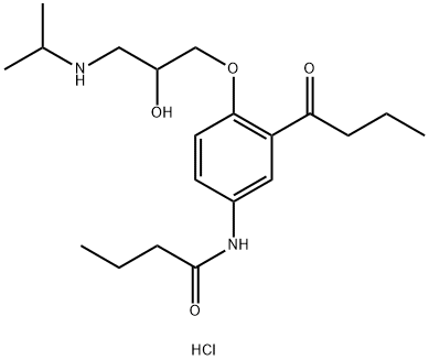 醋丁洛尔杂质K 结构式