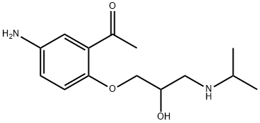 醋丁洛尔杂质D 结构式