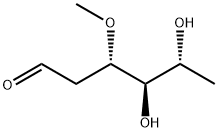 (2R,4S,5R,6R)-4-methoxy-6-methyl-oxane-2,5-diol 结构式