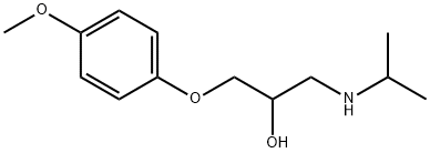 3-(Isopropylamino)-1-(4-methoxyphenoxy)-2-propanol 结构式