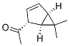 Ethanone, 1-(6,6-dimethylbicyclo[3.1.0]hex-3-en-2-yl)-, [1R-(1alpha,2alpha,5alpha)]- (9CI) 结构式