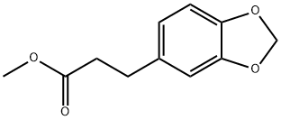 1,3-Benzodioxole-5-propanoic acid, methyl ester 结构式