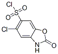 5-氯-2-氧代-2,3-二氢-1,3-苯并噁唑-6-磺酰氯 结构式
