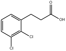 3-(2,3-二氯苯基)丙酸 结构式