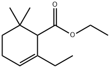 2-乙基-6,6-二甲基-2-环己烯-1-甲酸乙酯 结构式