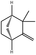 (1R)-2,2-双甲基-3-亚甲基二环[2.2.1]庚烷 结构式