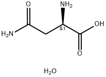 D-天冬酰胺一水物 结构式