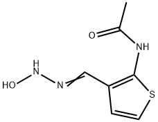 Acetamide, N-[3-[(hydroxyamino)iminomethyl]-2-thienyl]- (9CI) 结构式
