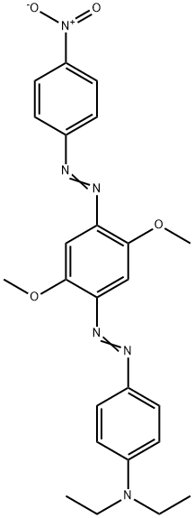 N,N-diethyl-4-[[2,5-dimethoxy-4-[(4-nitrophenyl)azo]phenyl]azo]aniline 结构式