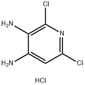 3,4-DIAMINO-2,6-DICHLOROPYRIDINE, DIHYDROCHLORIDE 结构式