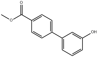 4-(3-羟苯基)苯甲酸甲酯 结构式