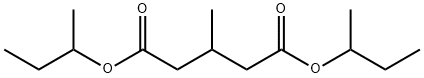 3-Methylpentanedioic acid bis(1-methylpropyl) ester 结构式