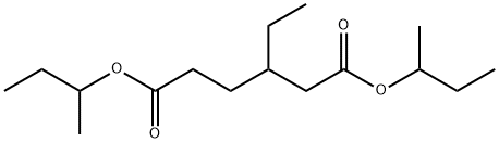 3-Ethylhexanedioic acid bis(1-methylpropyl) ester 结构式