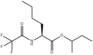 Sec-butyl 2-[(trifluoroacetyl)amino]hexanoate 结构式