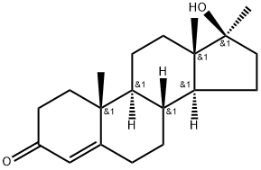 17-甲睾酮 结构式