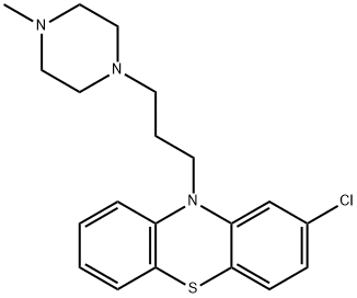 丙氯拉嗪 结构式