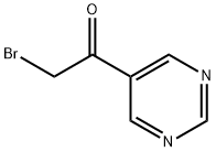 2-溴-1-(嘧啶-5-基)乙酮 结构式