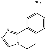 5,6-Dihydro-[1,2,4]triazolo[3,4-a]isoquinolin-9-amine 结构式