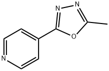 2-甲基-5-(吡啶-4-基)-1,3,4-恶二唑 结构式