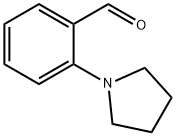 2-(1-吡咯烷基)苯甲醛 结构式