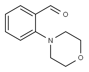 2-吗啉苯甲醛 结构式