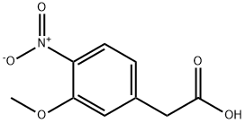 2-(3-METHOXY-4-NITROPHENYL)ACETIC ACID 结构式