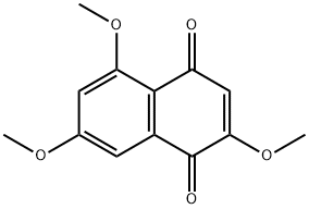 2,5,7-TRIMETHOXY-[1,4]NAPHTHOQUINONE 结构式