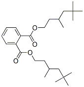 bis(3,5,5-trimethylhexyl) benzene-1,2-dicarboxylate 结构式