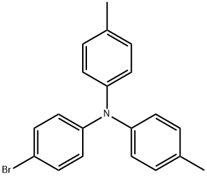 4-溴-4',4''-二甲基三苯胺 结构式