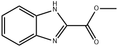 1H-苯并咪唑-2-羧酸甲酯 结构式