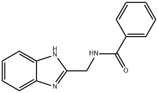N-(1H-BENZOIMIDAZOL-2-YLMETHYL)-BENZAMIDE 结构式