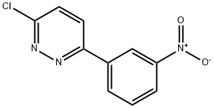 3-CHLORO-6-(3-NITROPHENYL)PYRIDAZINE 结构式
