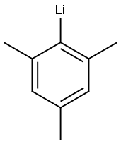 2,4,6-三甲基苯锂 结构式