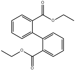2,2'-联苯二甲酸乙酯 结构式