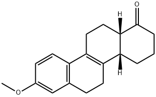 (4aS,12aS)-8-Methoxy-3,4,4a,5,6,11,12,12a-octahydrochrysen-1(2H)-one 结构式