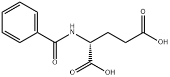 (+)-N-苯甲酰谷氨酸 结构式