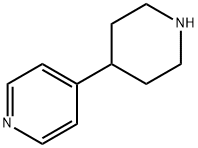 4-(哌啶-4-基)吡啶 结构式