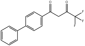 1-([1,1'-联苯] -4-基)-4,4,4-三氟丁烷-1,3-二酮 结构式