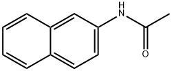 N-(萘-2-基)乙酰胺 结构式